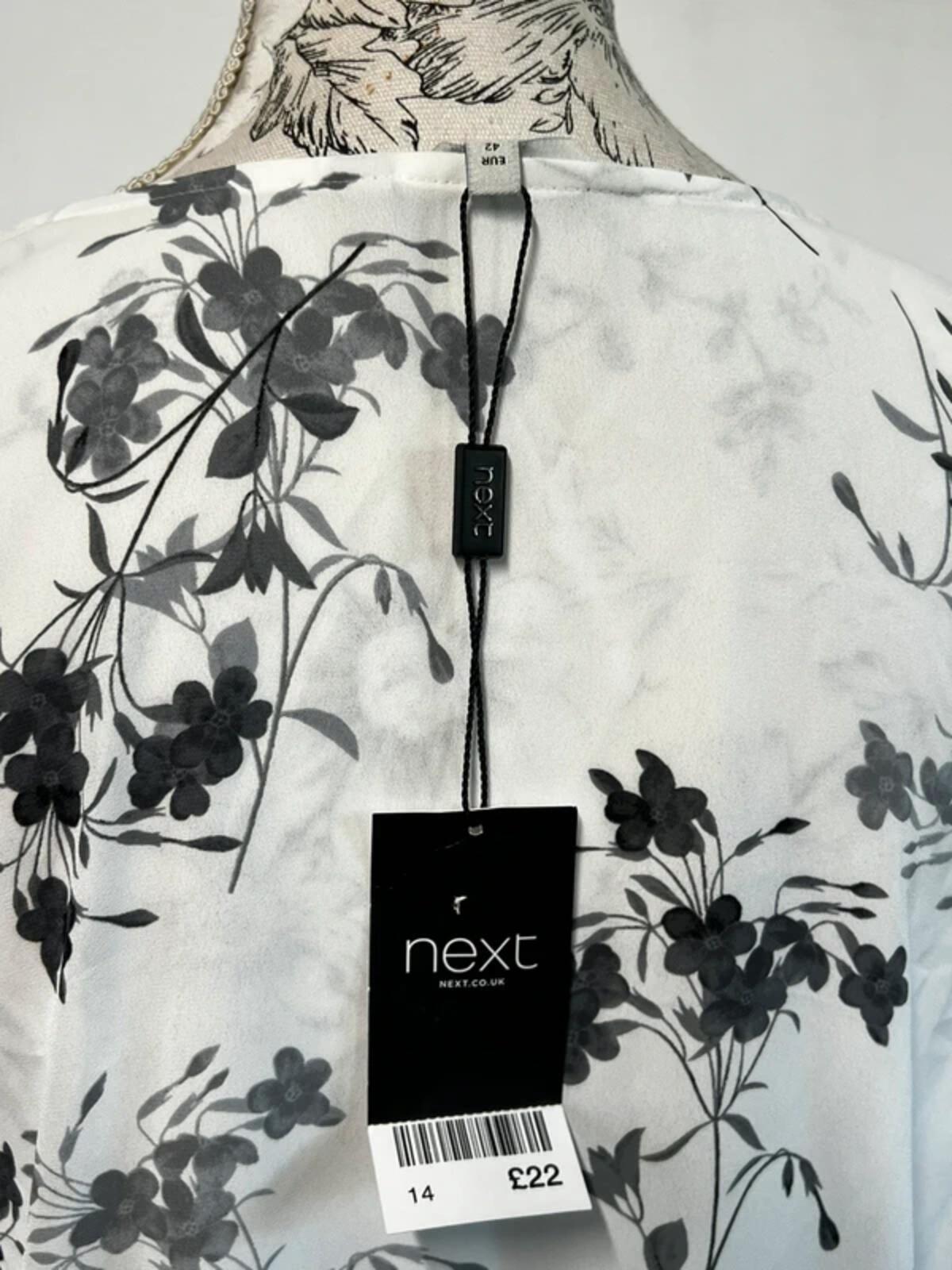 Next | 14 | Black and White blouse | Polyester