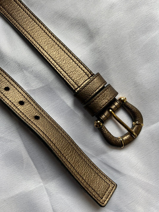 Vintage Hotter Leather Belt | 37”5’