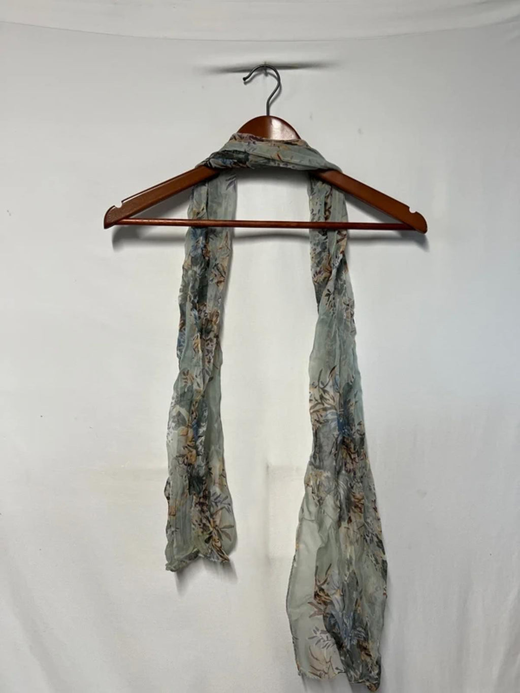 Vintage Style Ladies Scarf | Turquoise Pattern