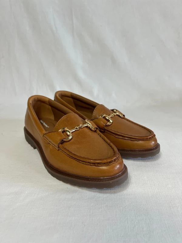 Hush Puppies | Size 3 | Tan leather loafers