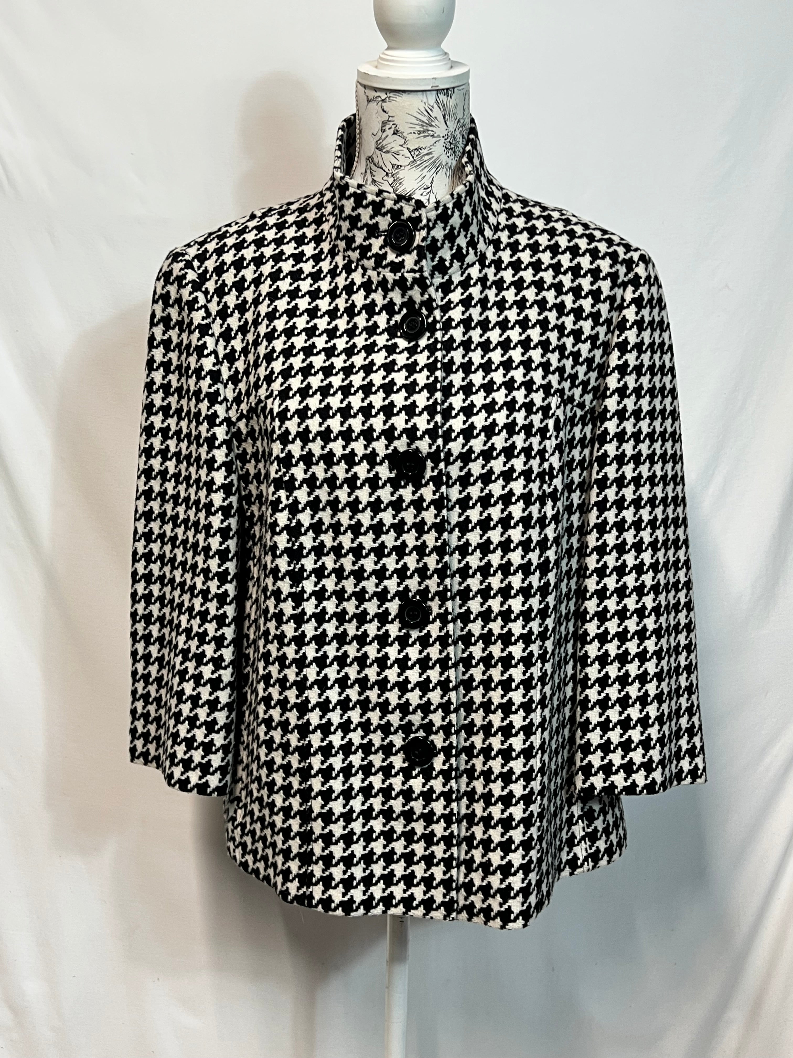 Gerry Weber | Size 8 | Dog Tooth Coat | Good Condition