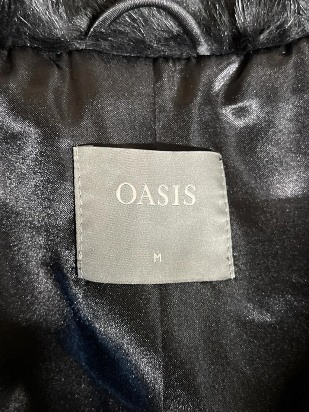 Oasis | Faux Fur Jacket | M | Polyester