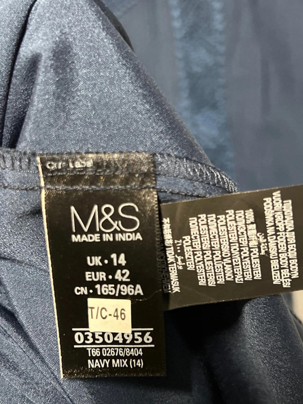 Vintage Indigo M&S | 14 | Navy Dress