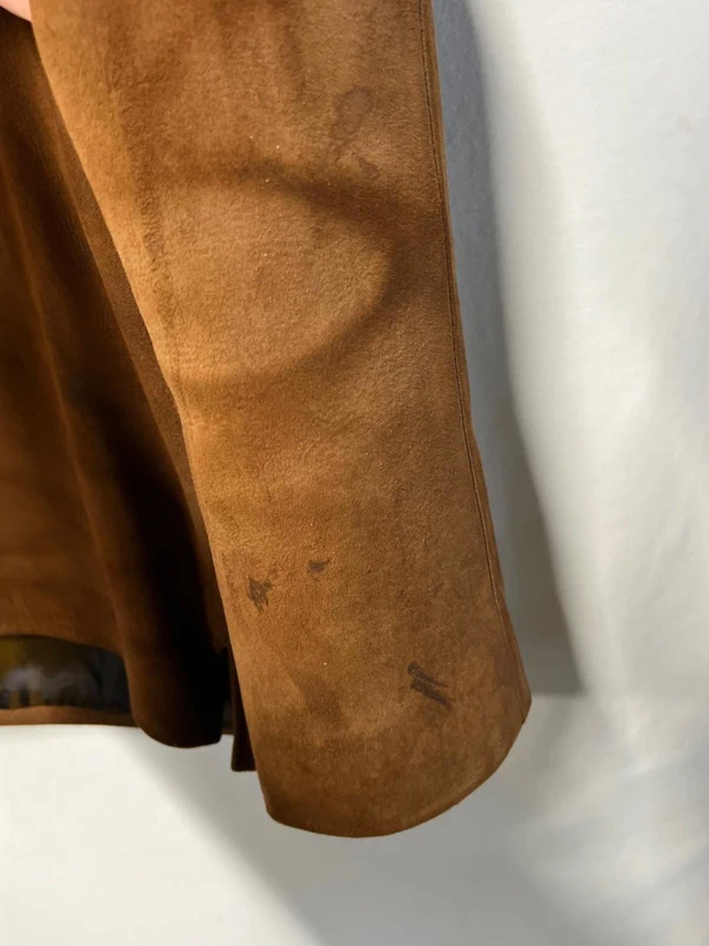 Men’s Suede Pullover | 70/80’s| L | Tan/Brown