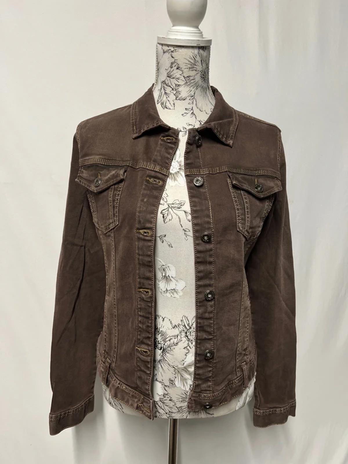 Onado | L | Chocolate brown jacket | Cotton Blend