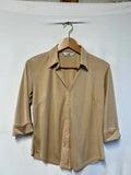 Vintage New Look | 12 | Sand | Polyester Blouse