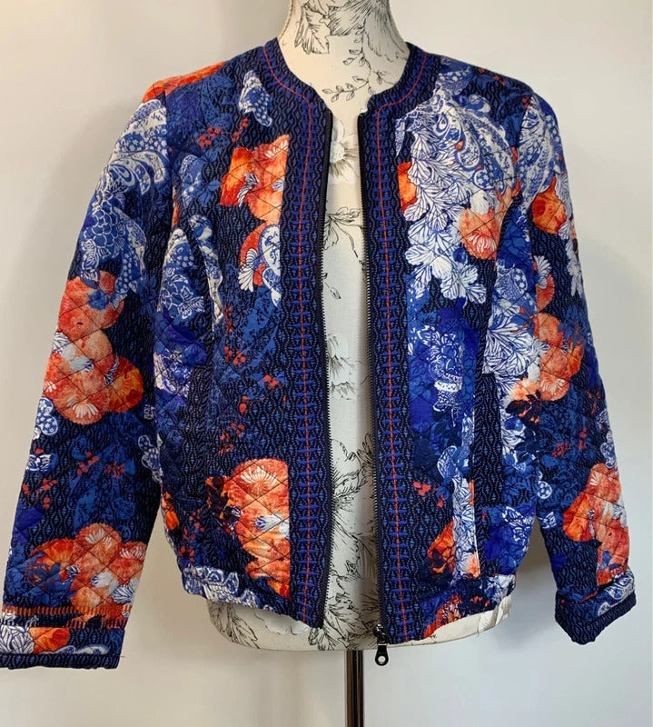 Per Una | 14 | Padded jacket | Multicoloured Eastern Inspired