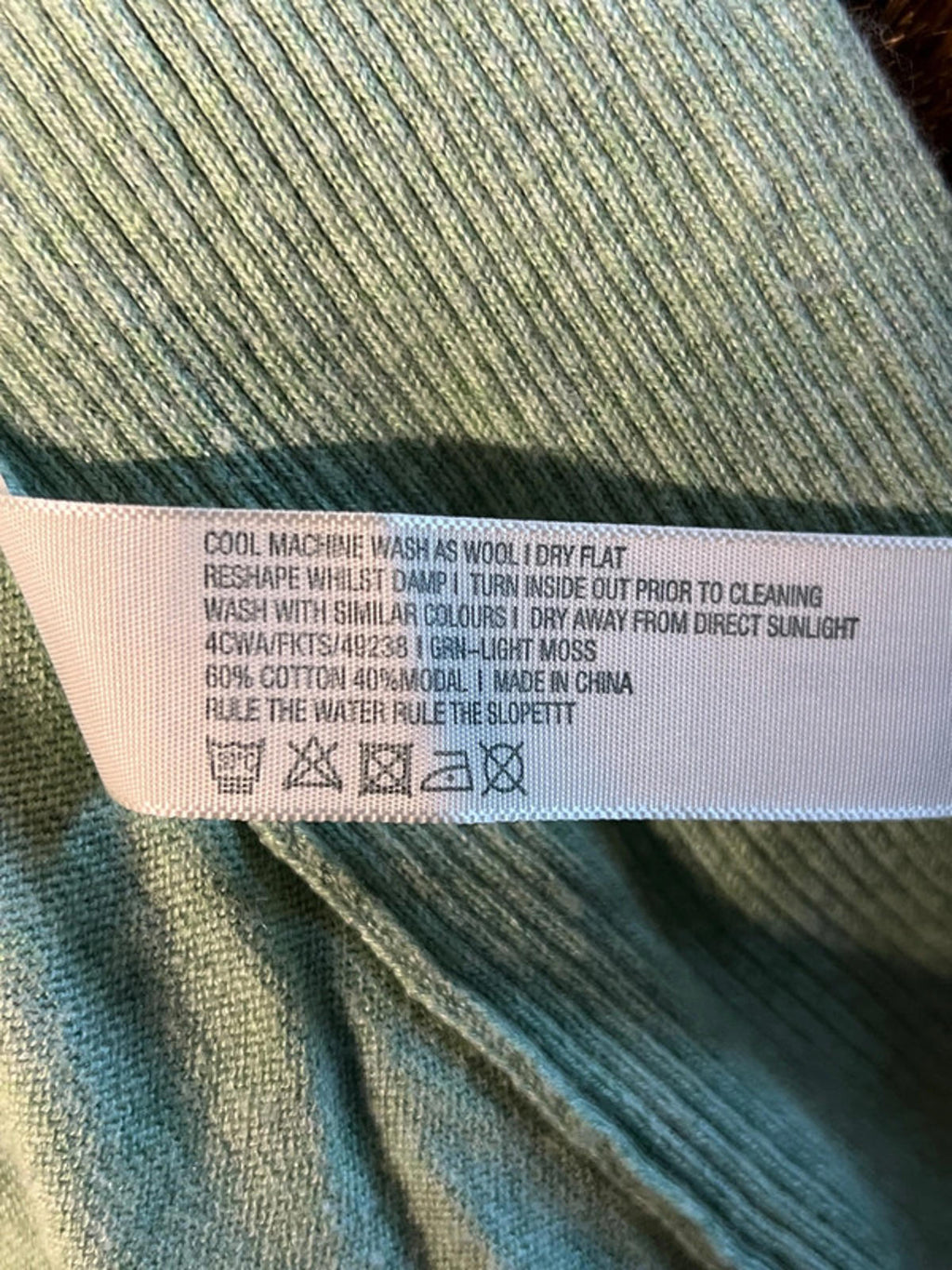 Fatface | Size 12 | Mint green cardigan | Cotton Blend