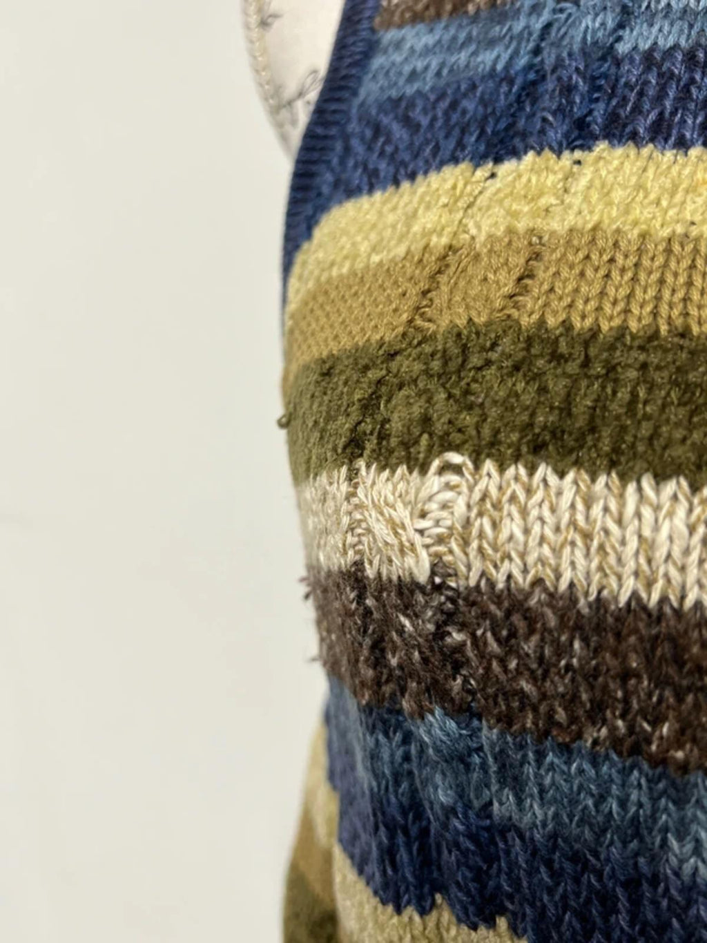 Lizwear | S | Cotton Striped Blue/Beige Bolero