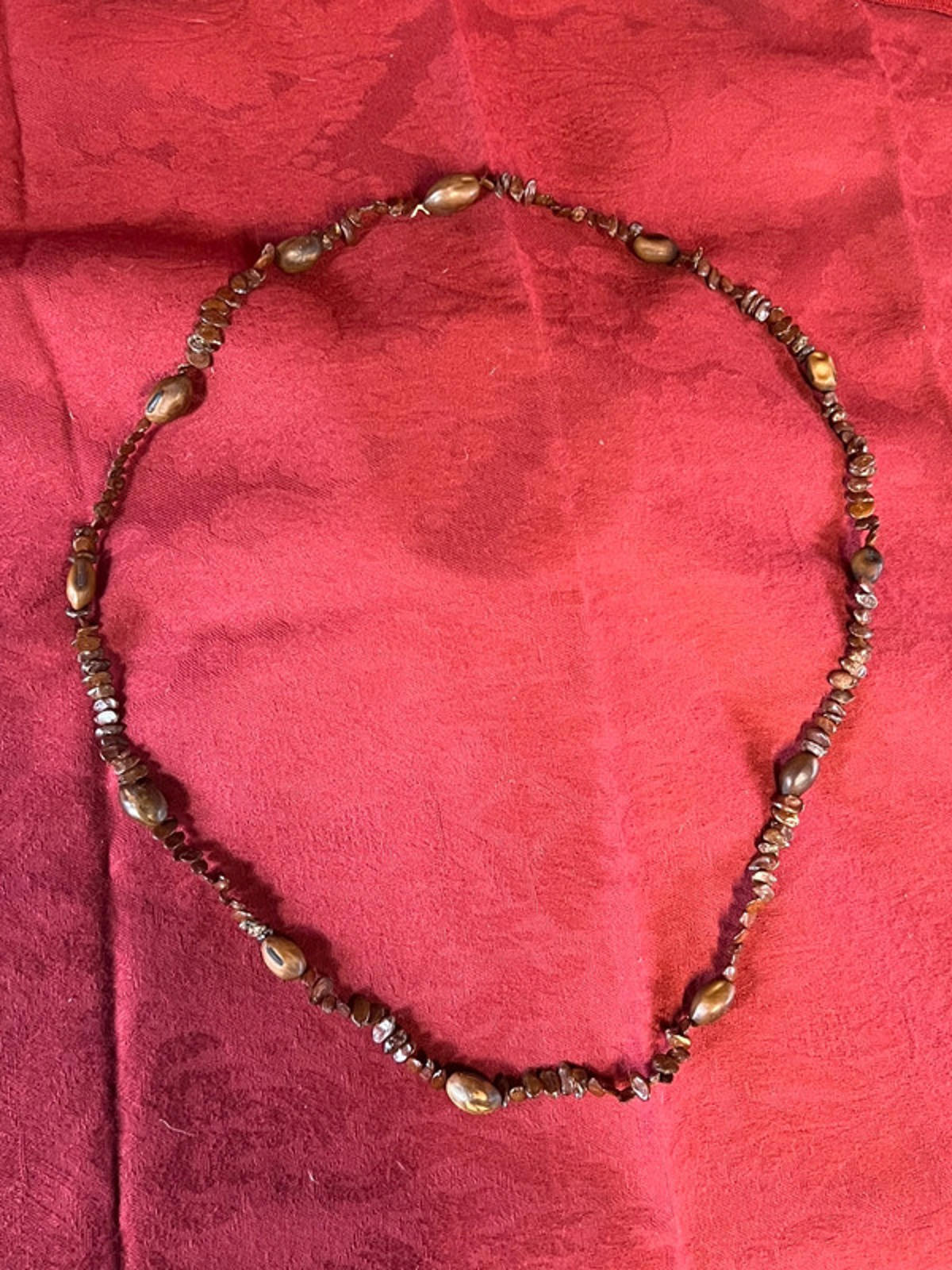 Vintage Necklace | Wooden Beads/Seeds | Good