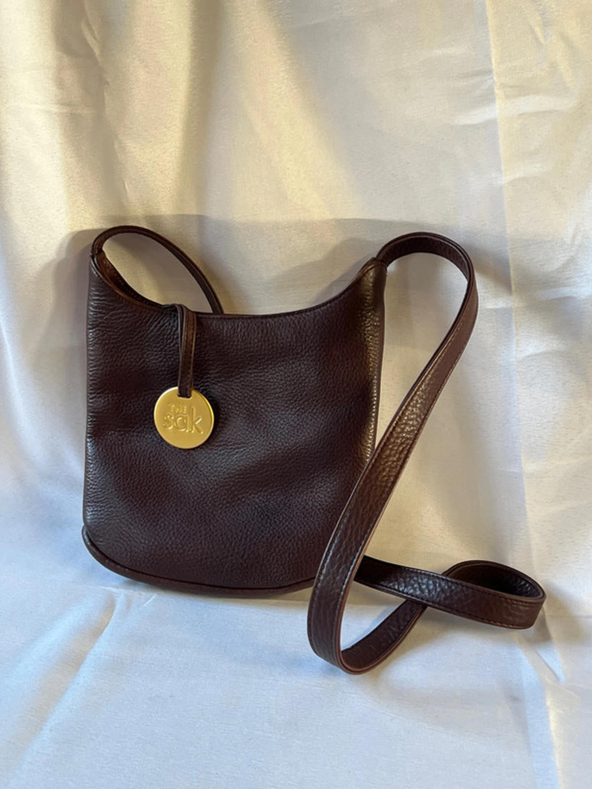 Vintage The Sak | Maroon Leather Shoulderbag