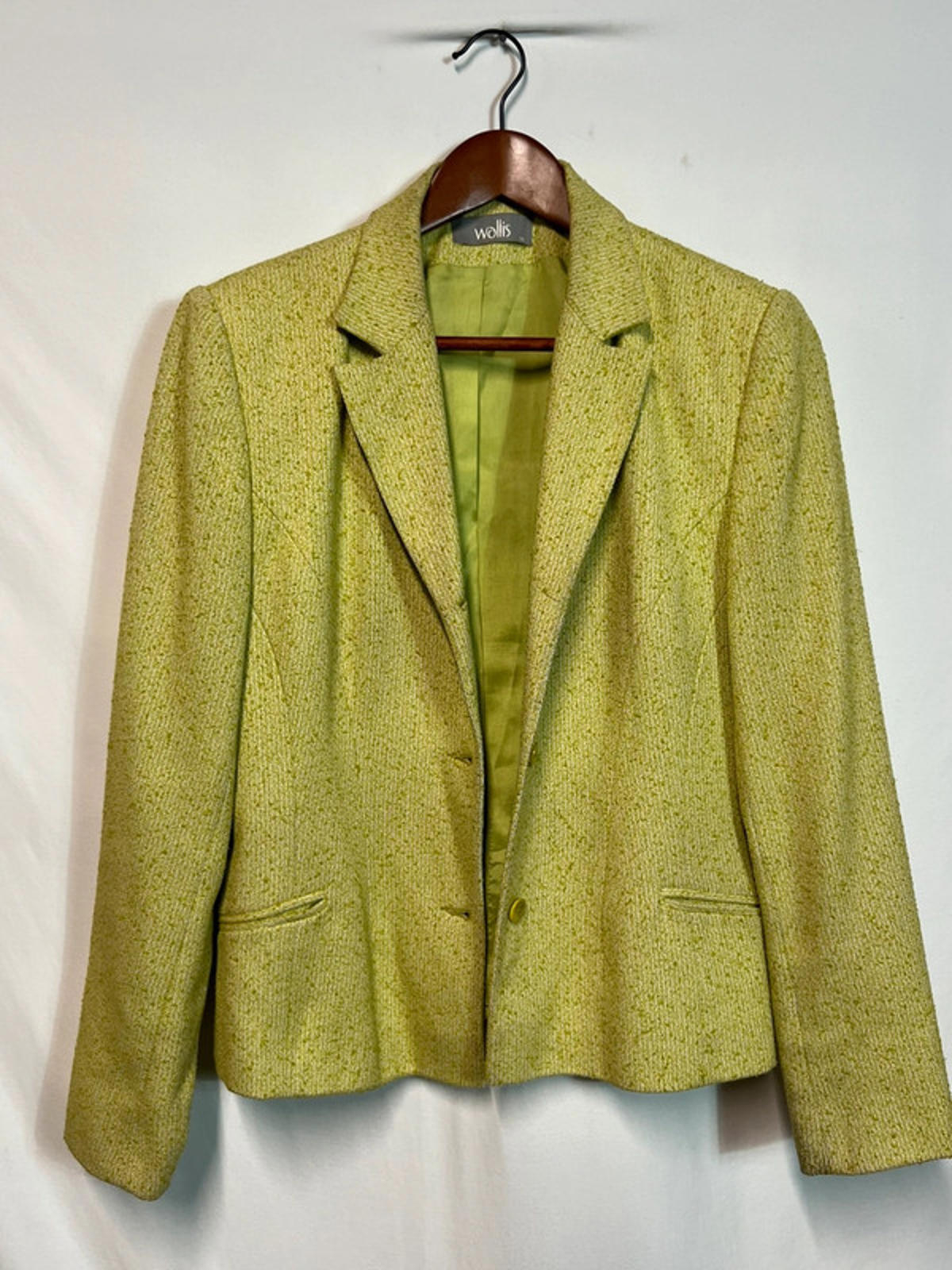 Vintage Wallis | 14 | Limoncello/Lime Green Blazer