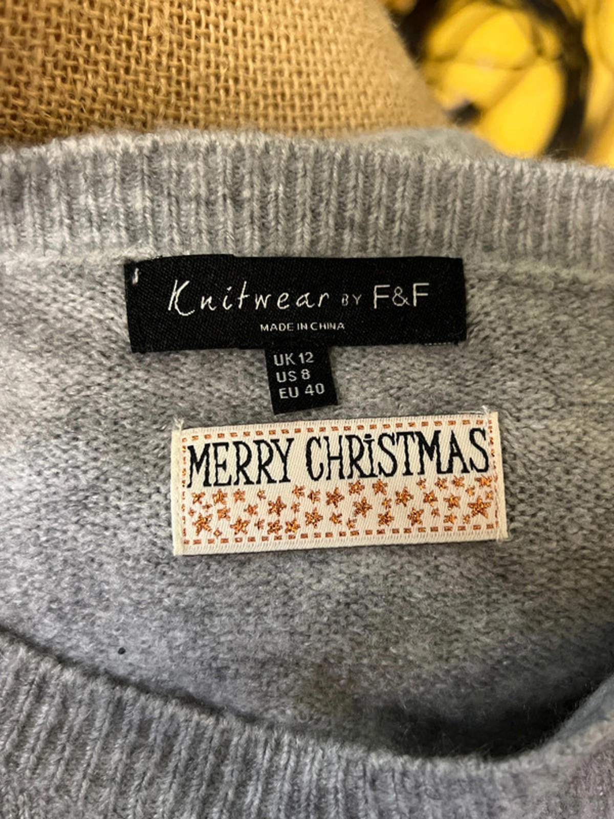 F&F | Christmas Jumper | Size 12 | Acrylic Blend