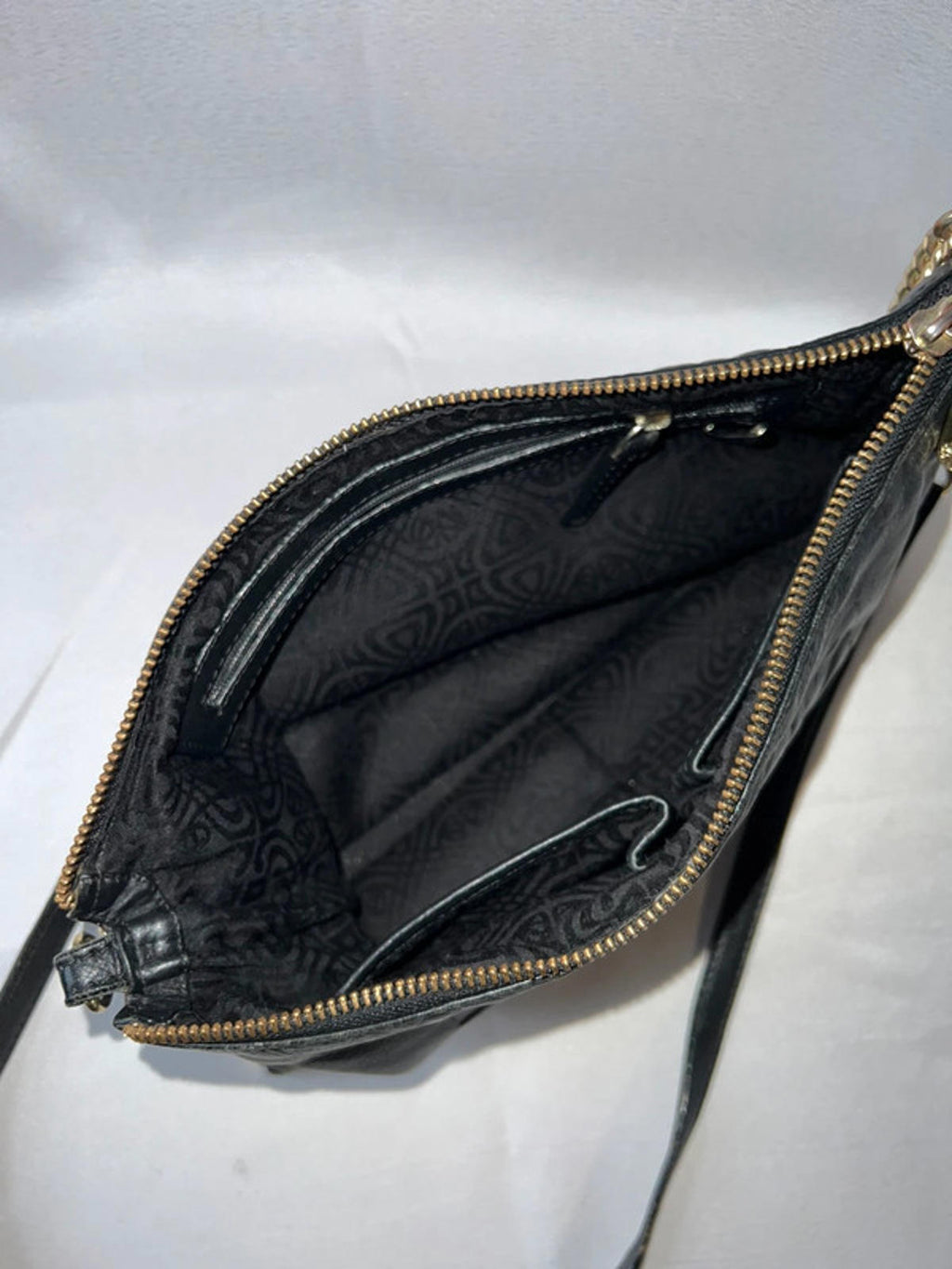 Vintage Biba | Black Leather Handbag/Shoulderbag | 100% Leather