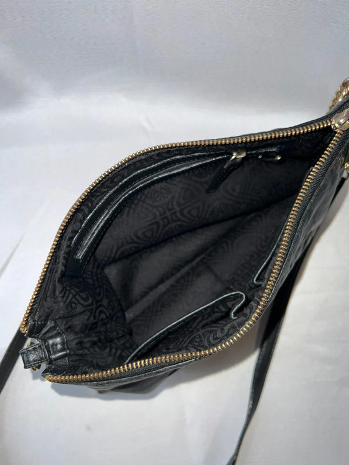 Vintage Biba | Black Leather Handbag/Shoulderbag | 100% Leather