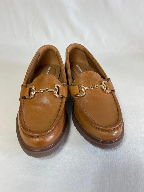 Hush Puppies | Size 3 | Tan leather loafers