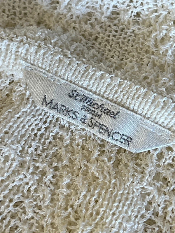 St Michael | Size 10/12 | White lace shirt