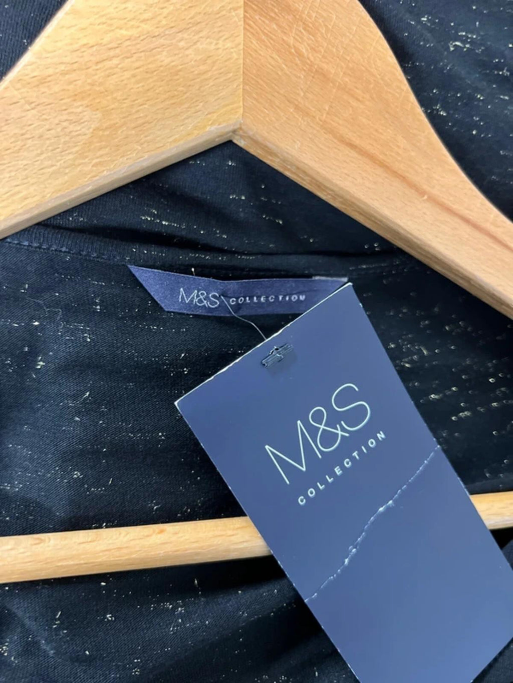 M&S Collection | Size 12 | Y2k Black and Gold T-Shirt