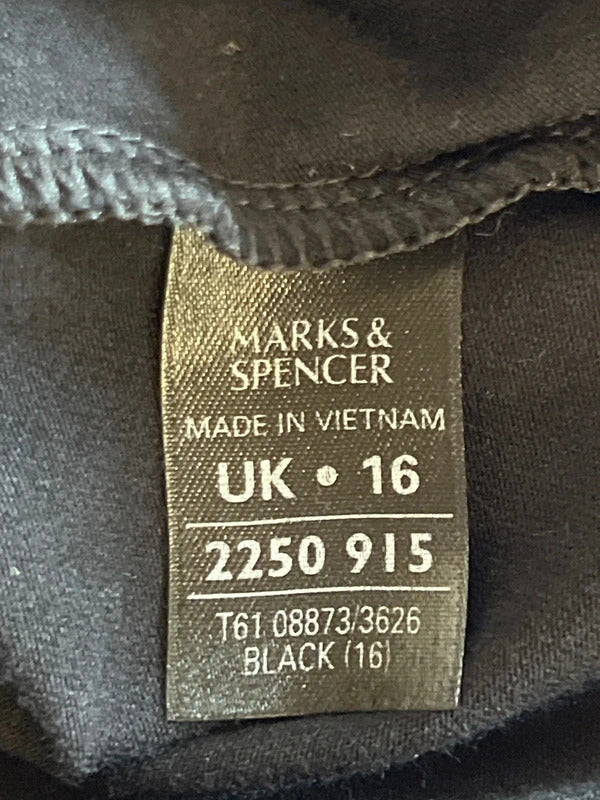 Marks and Spencer | Size 16 | Y2K Black Lace Cami