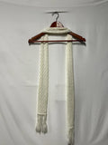 Vintage Cream Ladies Scarf | Good Condition