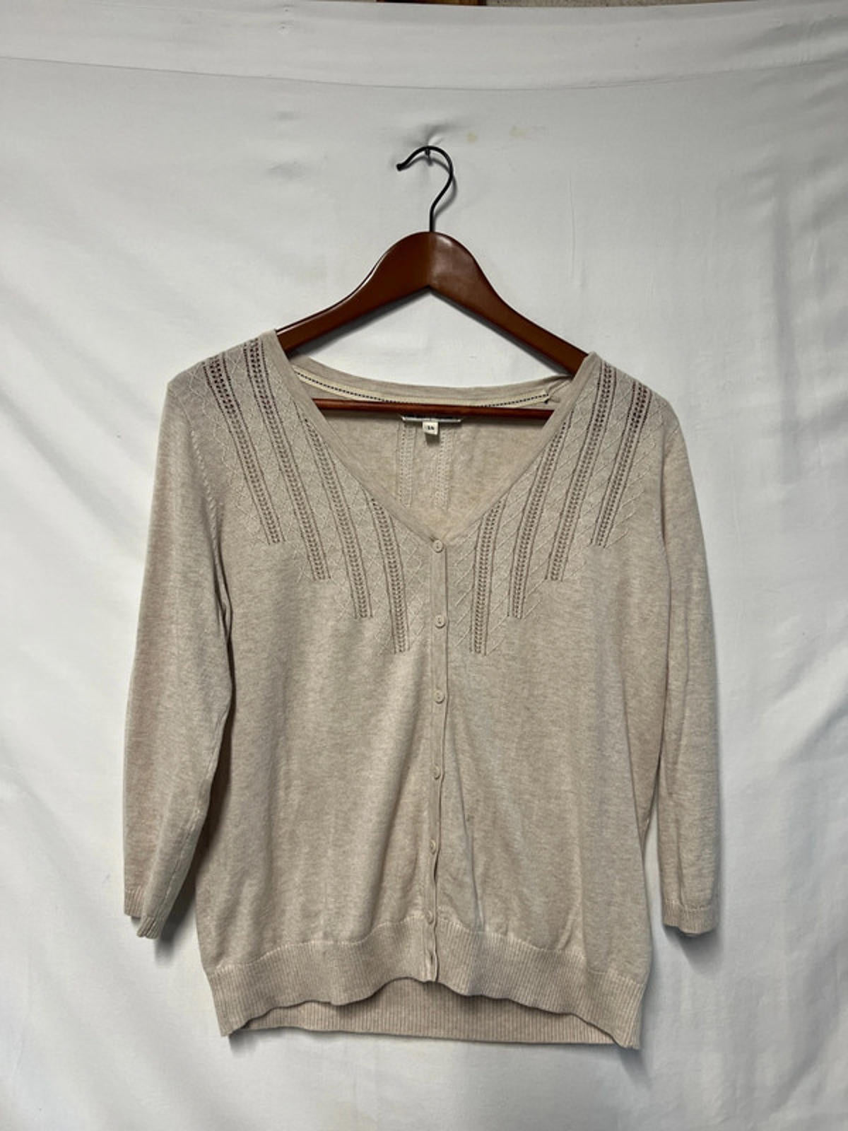 Fatface | Size 14 | Cream Cardigan | New No Tags