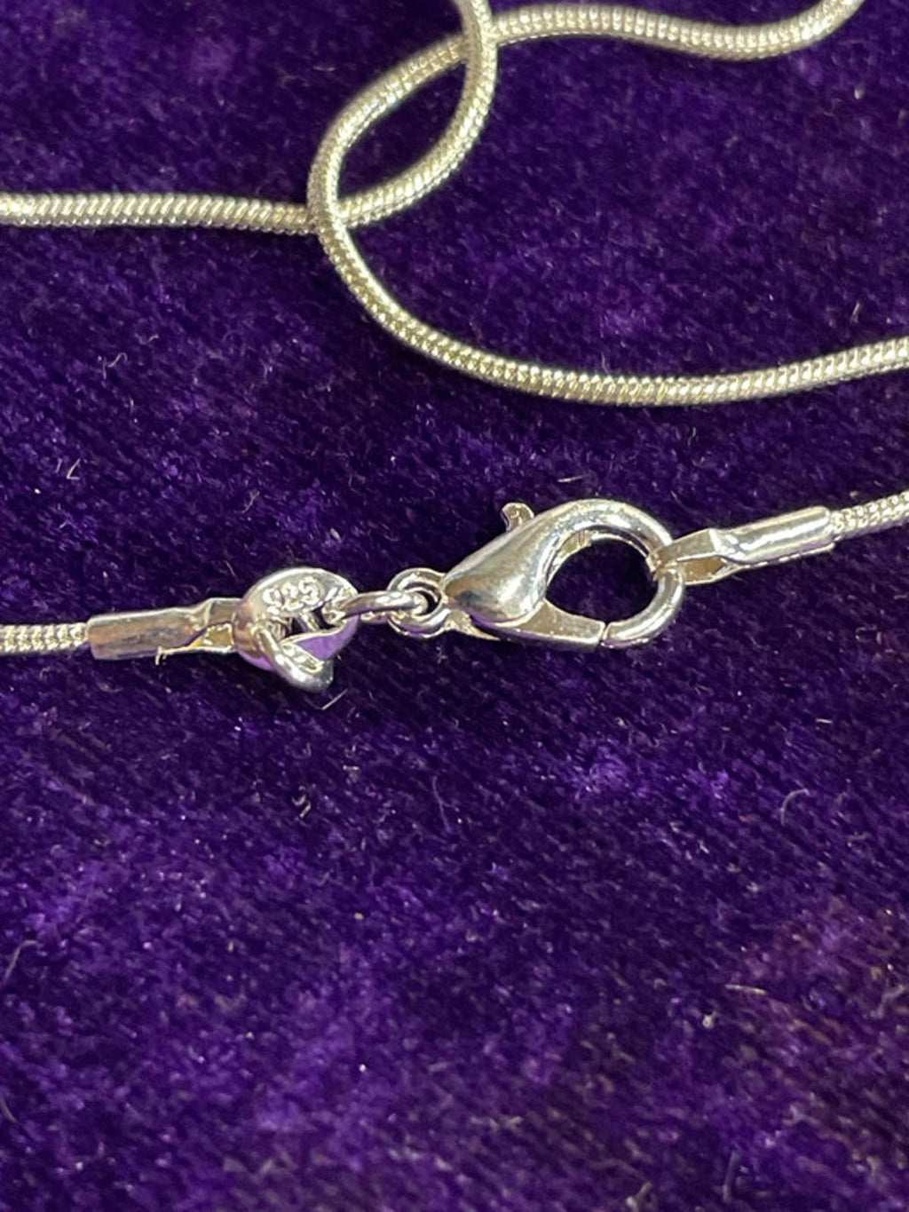 Silver and mother of pearl necklace