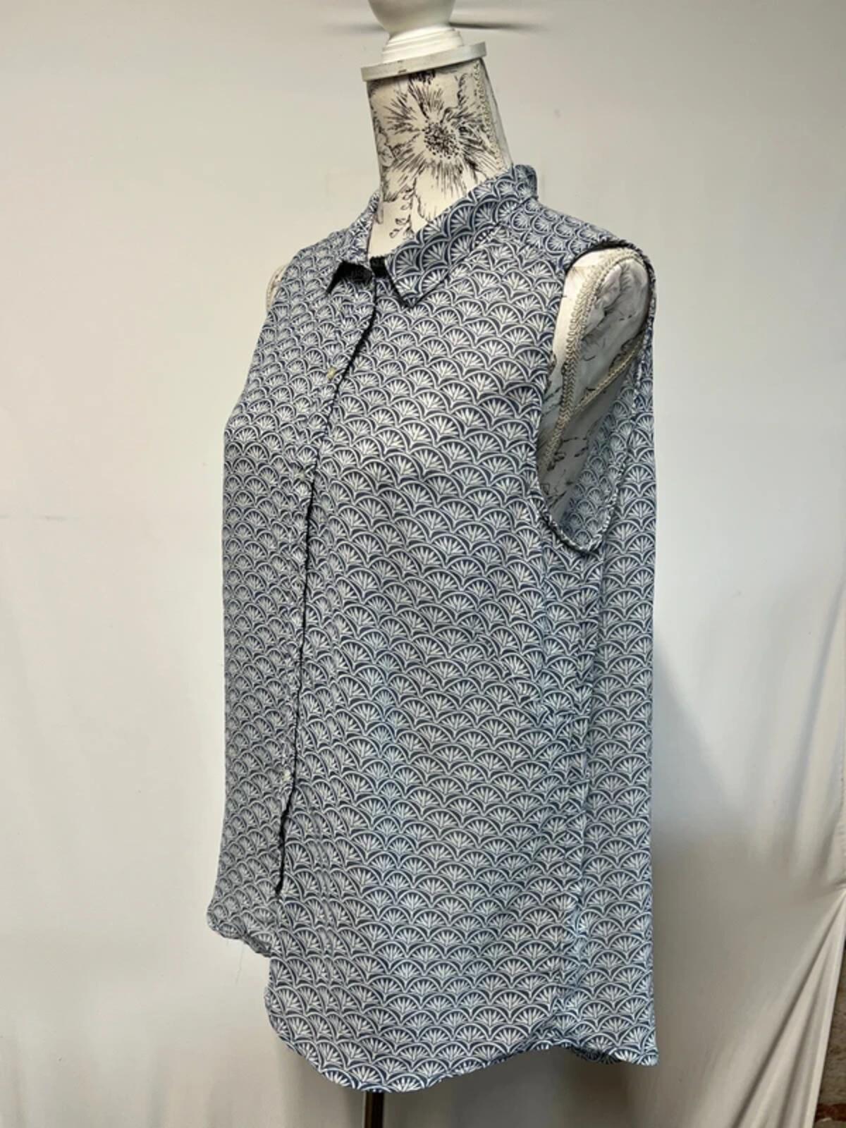 H&M | 16 | Blue Vest Top | Polyester