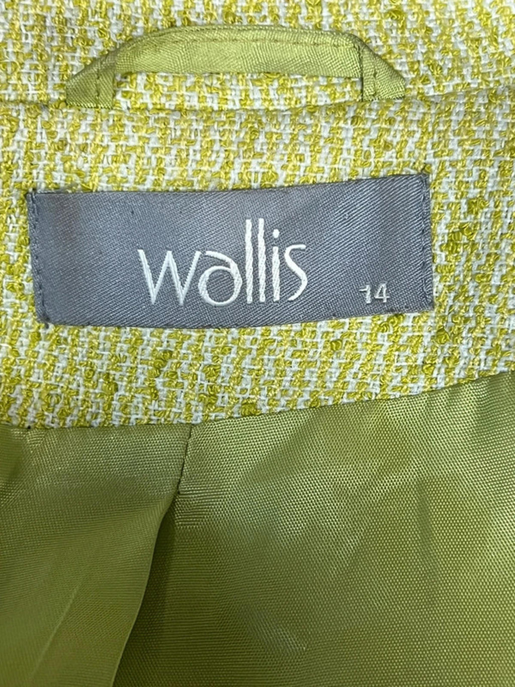 Vintage Wallis | 14 | Limoncello/Lime Green Blazer