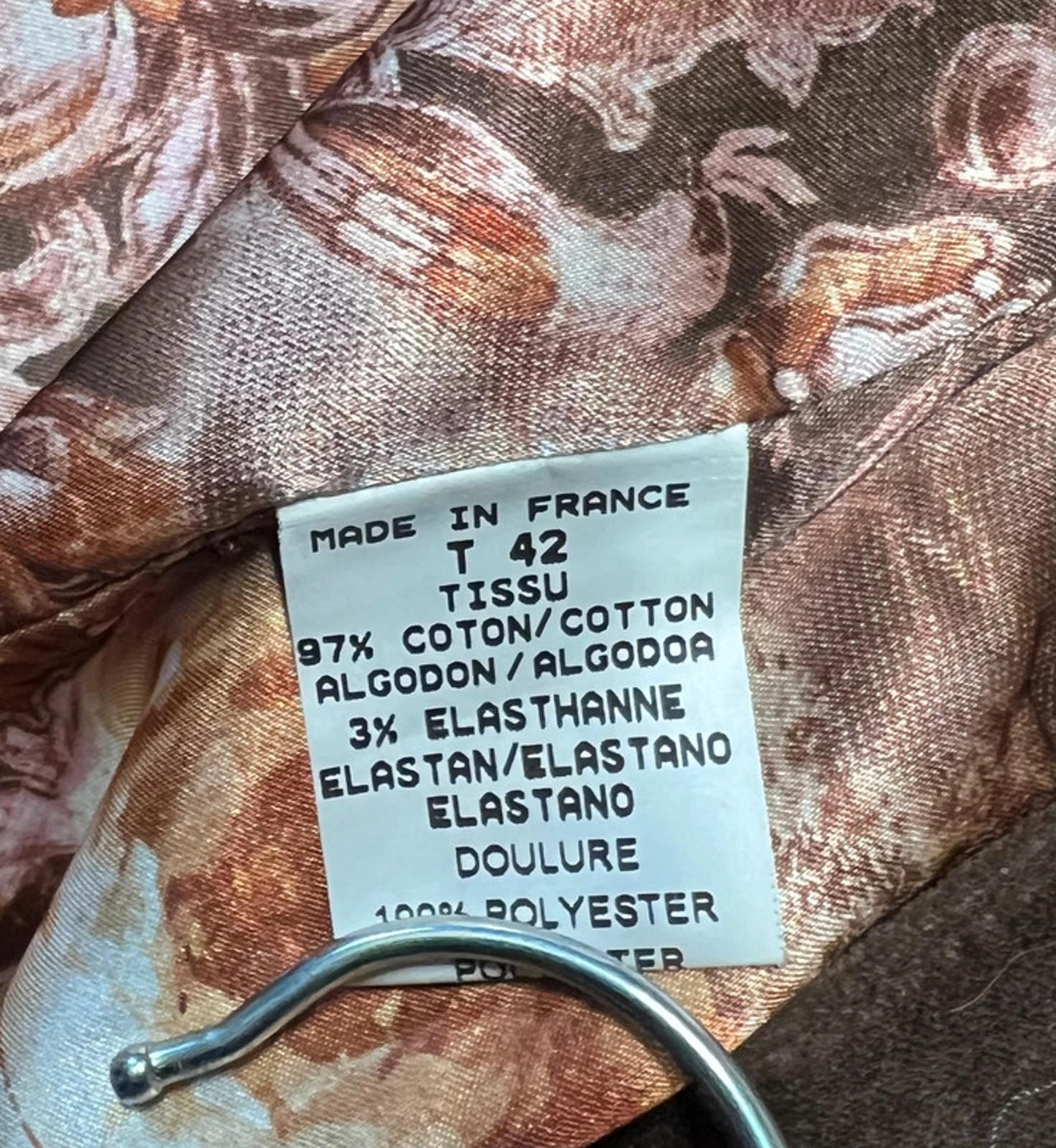 Carolle | Size 42 (12-14) | Chocolate Brown Suede Style Jacket |