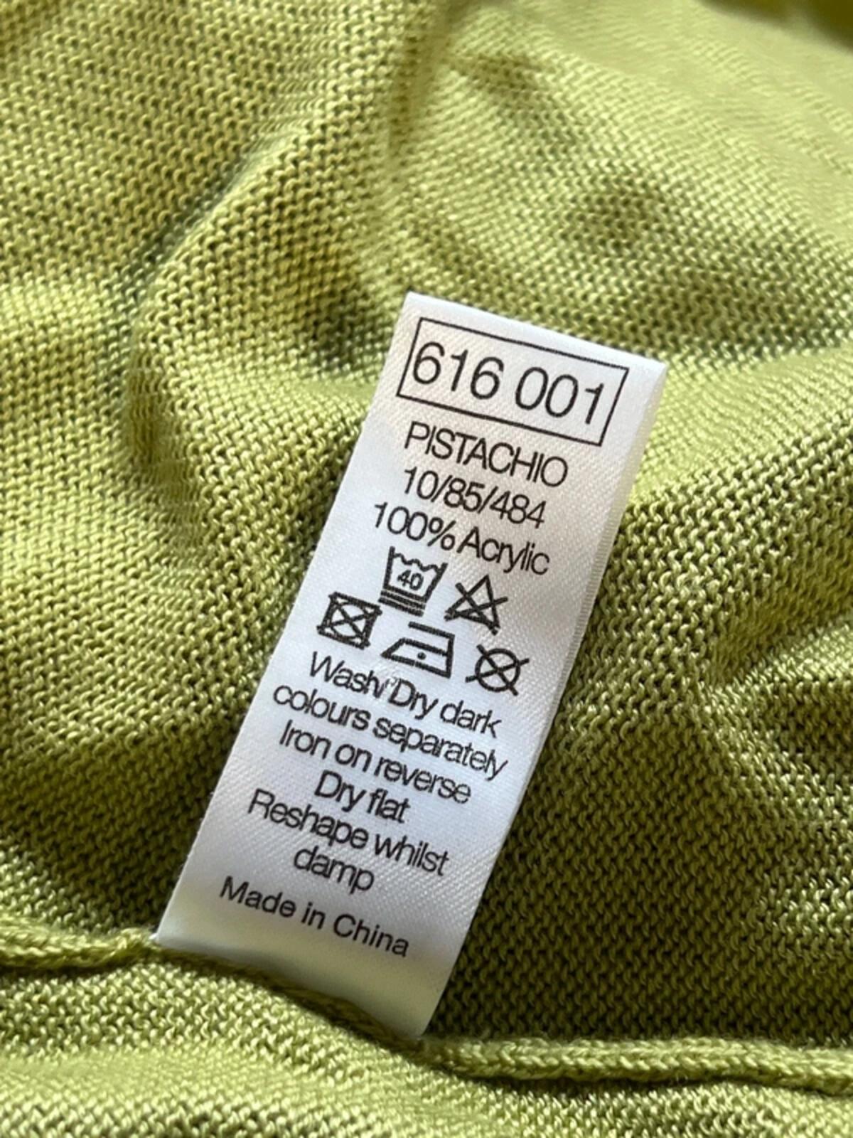 M&Co | M | Pistachio green bolero | Acrylic