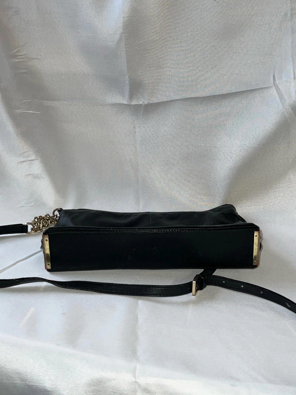 Vintage Biba | Black Leather Handbag/Shoulderbag | 100% Leather