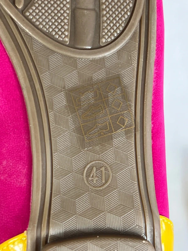 Krasceva | Size 7 (41) | Pink, green and yellow ballets