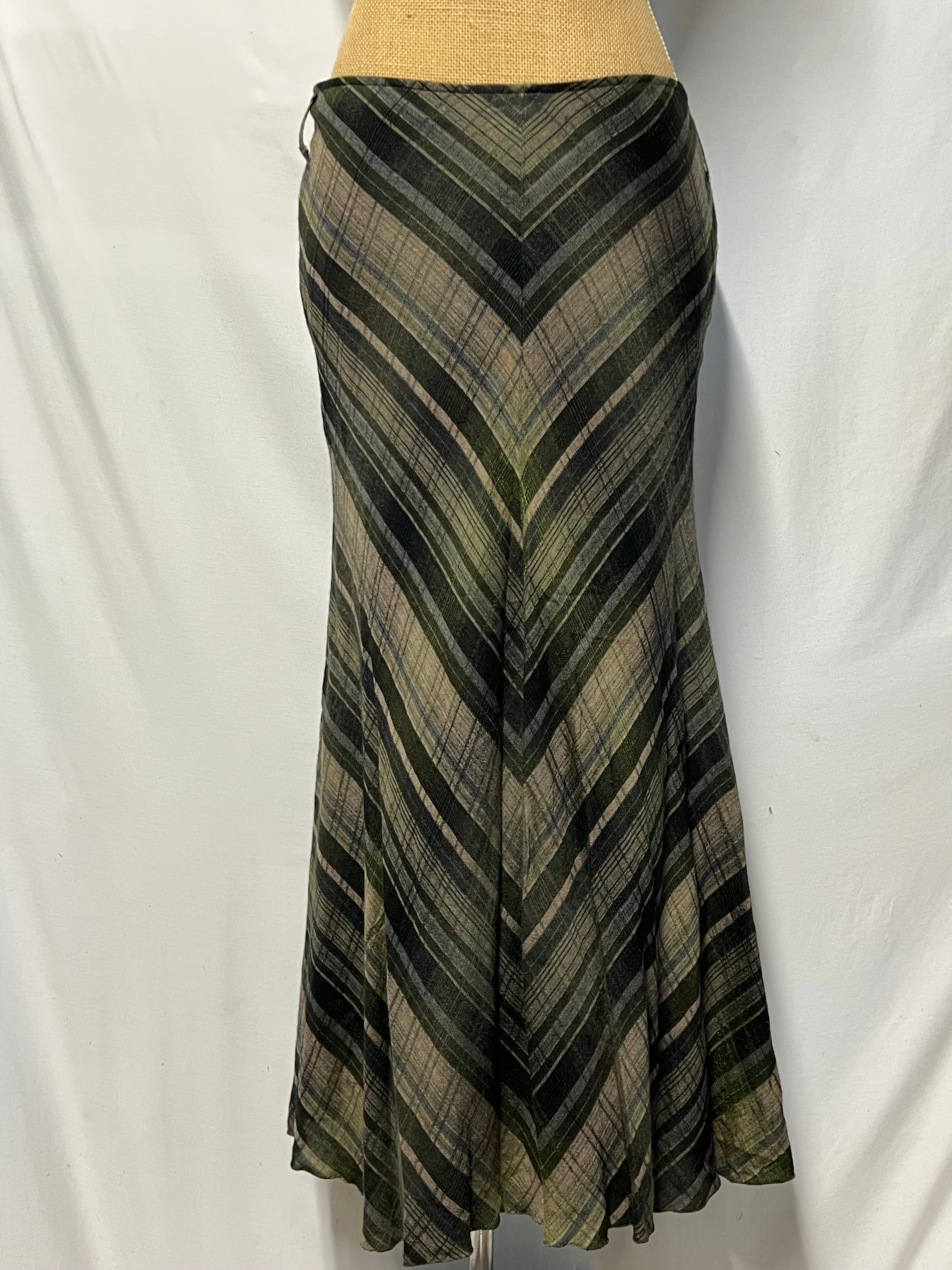 Per Una | 14S | Short Length Khaki Skirt