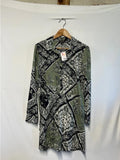 Primark | 16 | Green And Navy Paisley