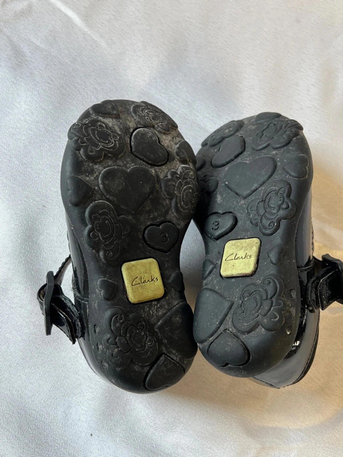 Clarks First Shoes | Size 3 | Patent Leather | Light Up