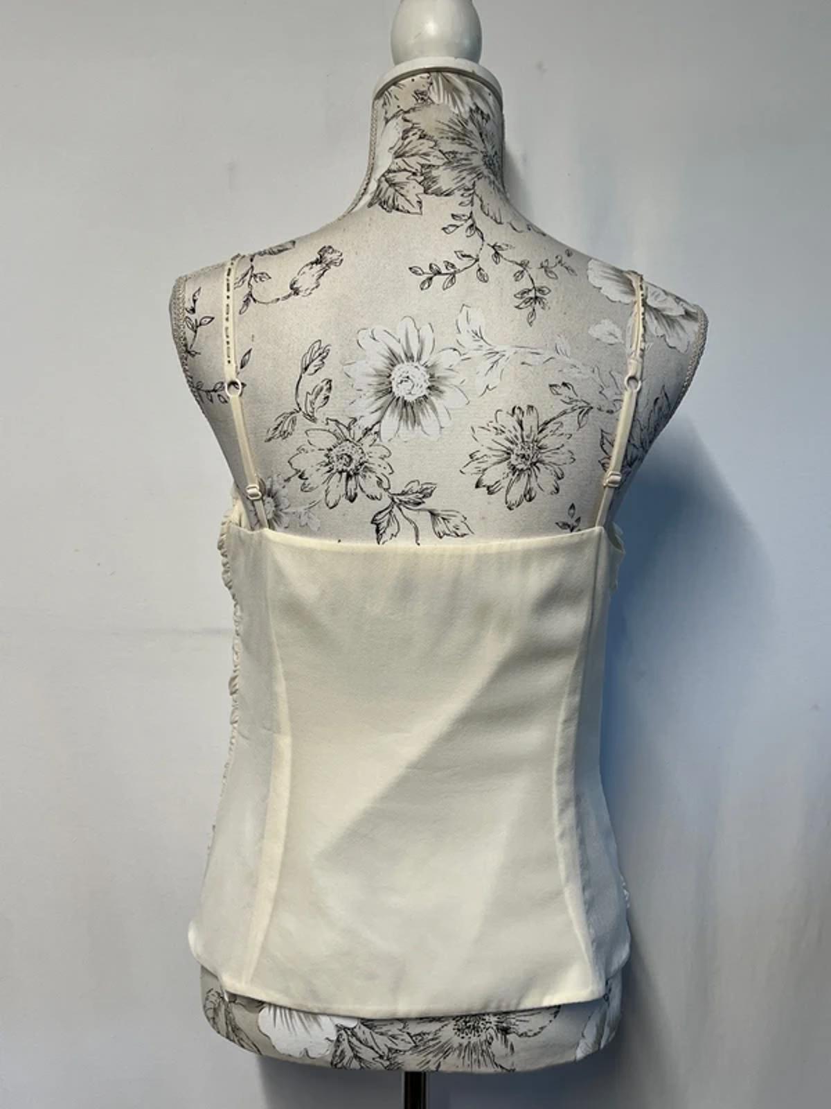 Vintage Y2K 90’s Monsoon| Size 14 | Layered Cream Cami |