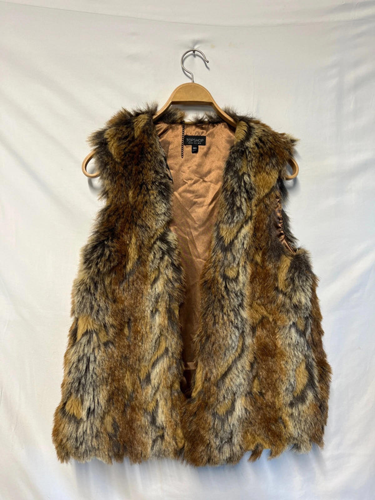 TopShop | Faux Fur Gilet | Size 12 | Modacrylic Blend