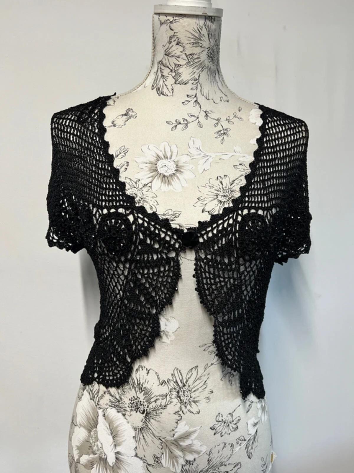 Vintage George | 12 | Black bolero | New With Tags