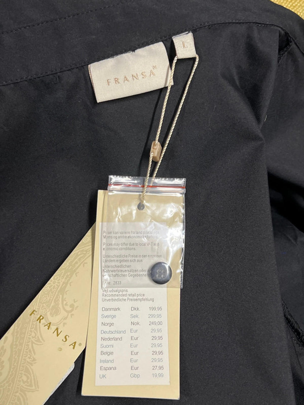 Fransa | Black Blouse Sleeveless Shirt | 14