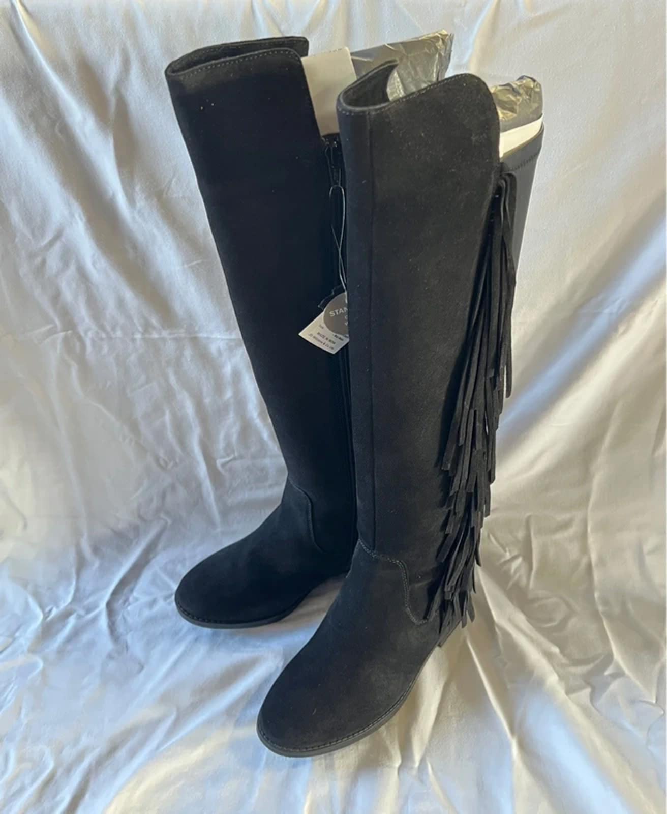 JD Williams | Black Suede Boots | 4 | New With Tags