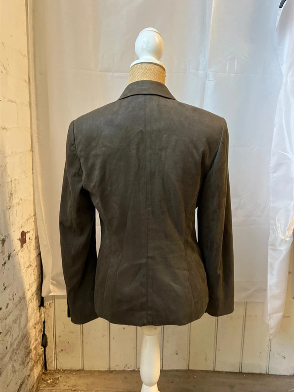 Next | Size 10 | Khaki | Suede style blazer |