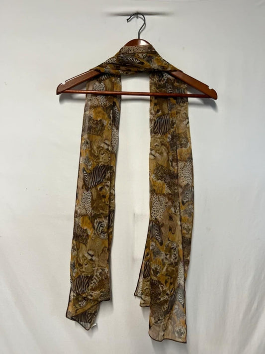 Vintage Style Ladies Scarf | Safari themed