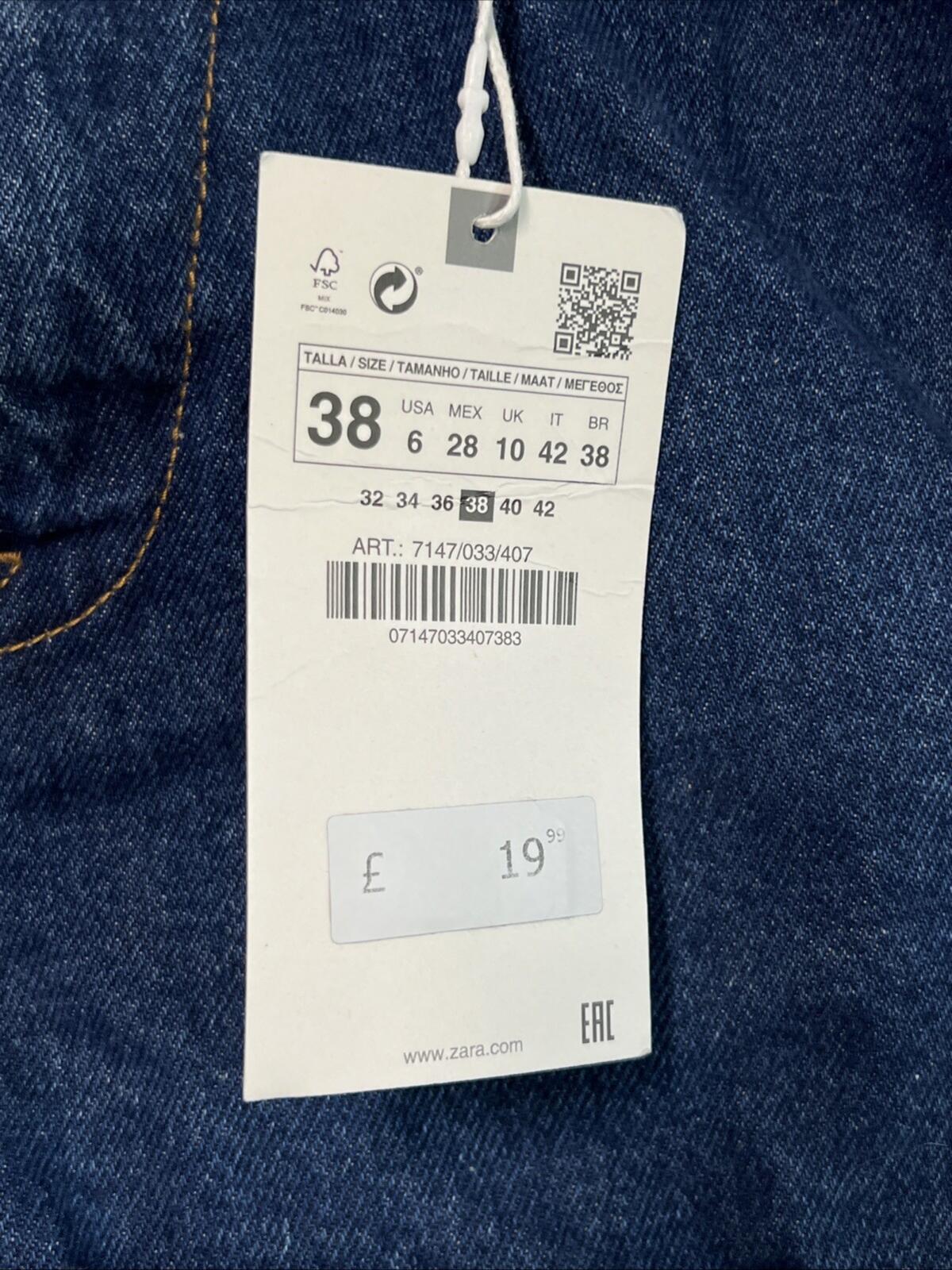 Zara | Size 10 | Denim Shorts | New With Tags