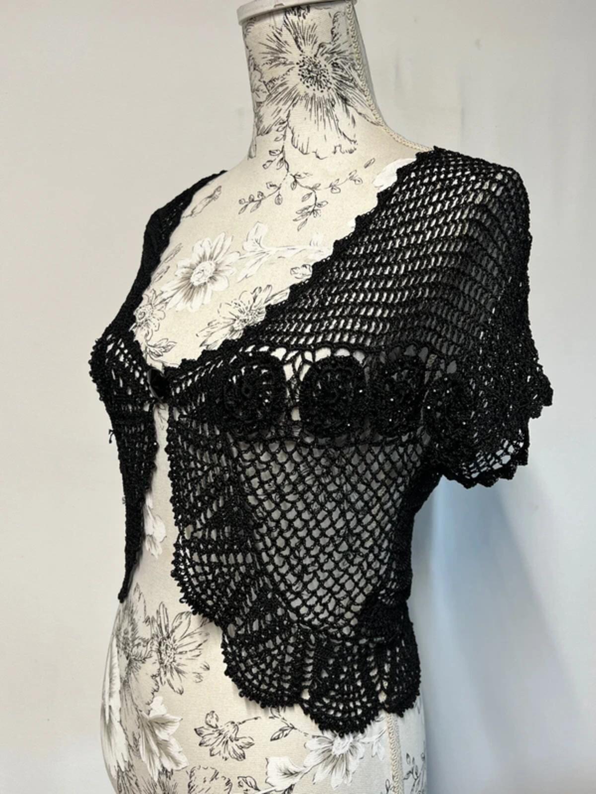 Vintage George | 12 | Black bolero | New With Tags