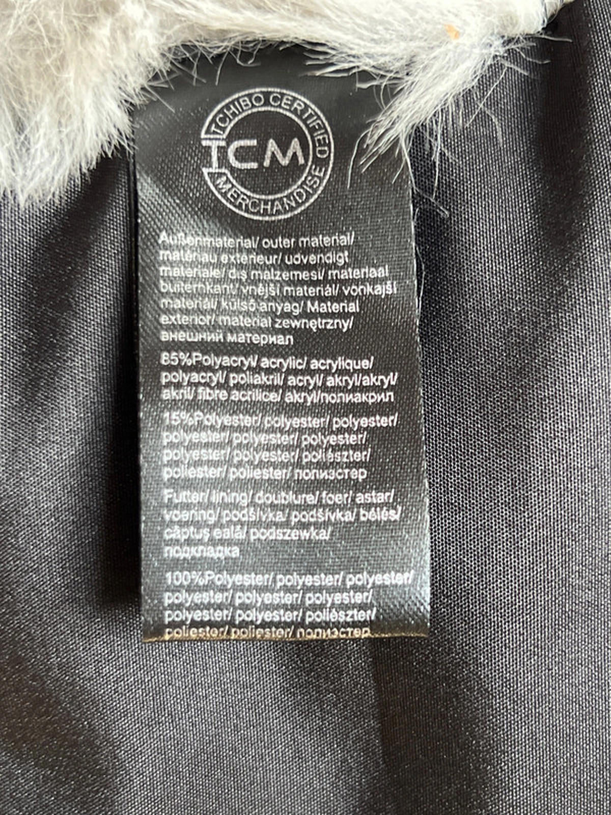 Grey Faux Fur Trim Replacement