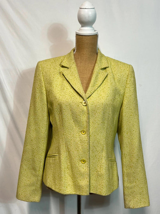 Vintage Wallis | 14 | Limoncello/Lime Green Blazer