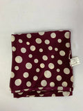 Vintage Next | Maroon Polka Dot Silk Scarf