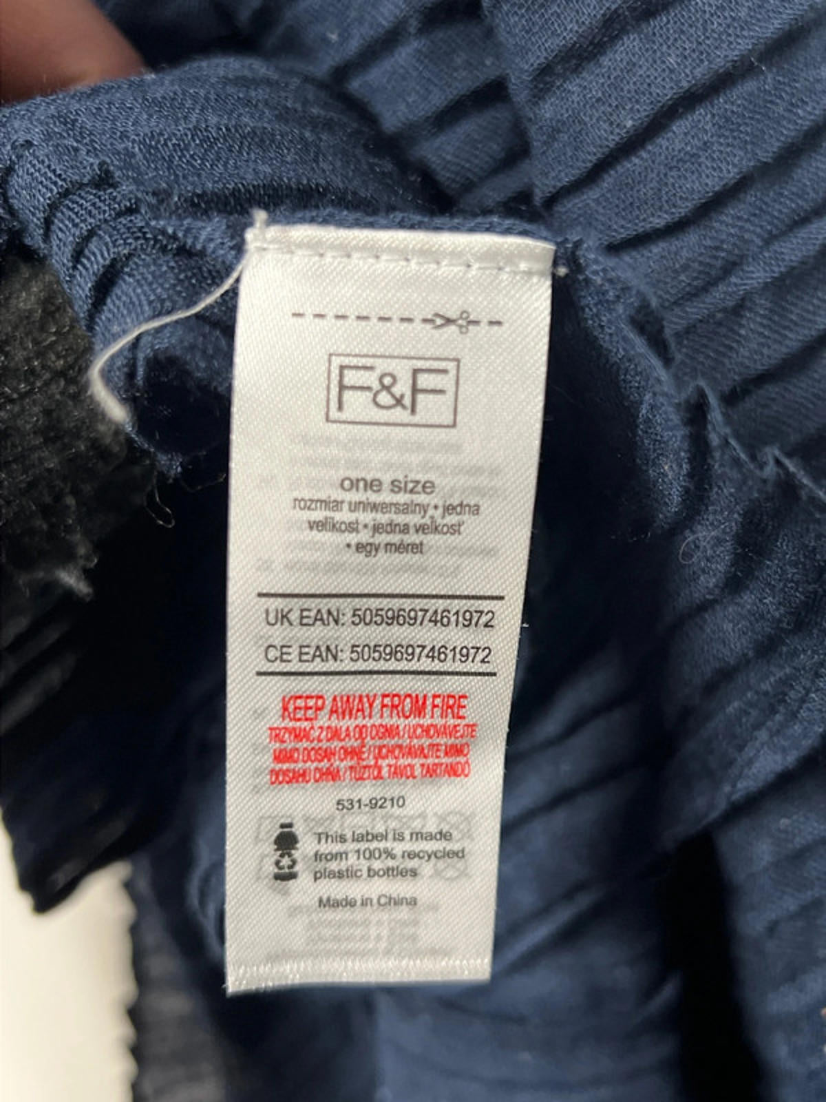 F&F | Navy Scarf | New Never Worn