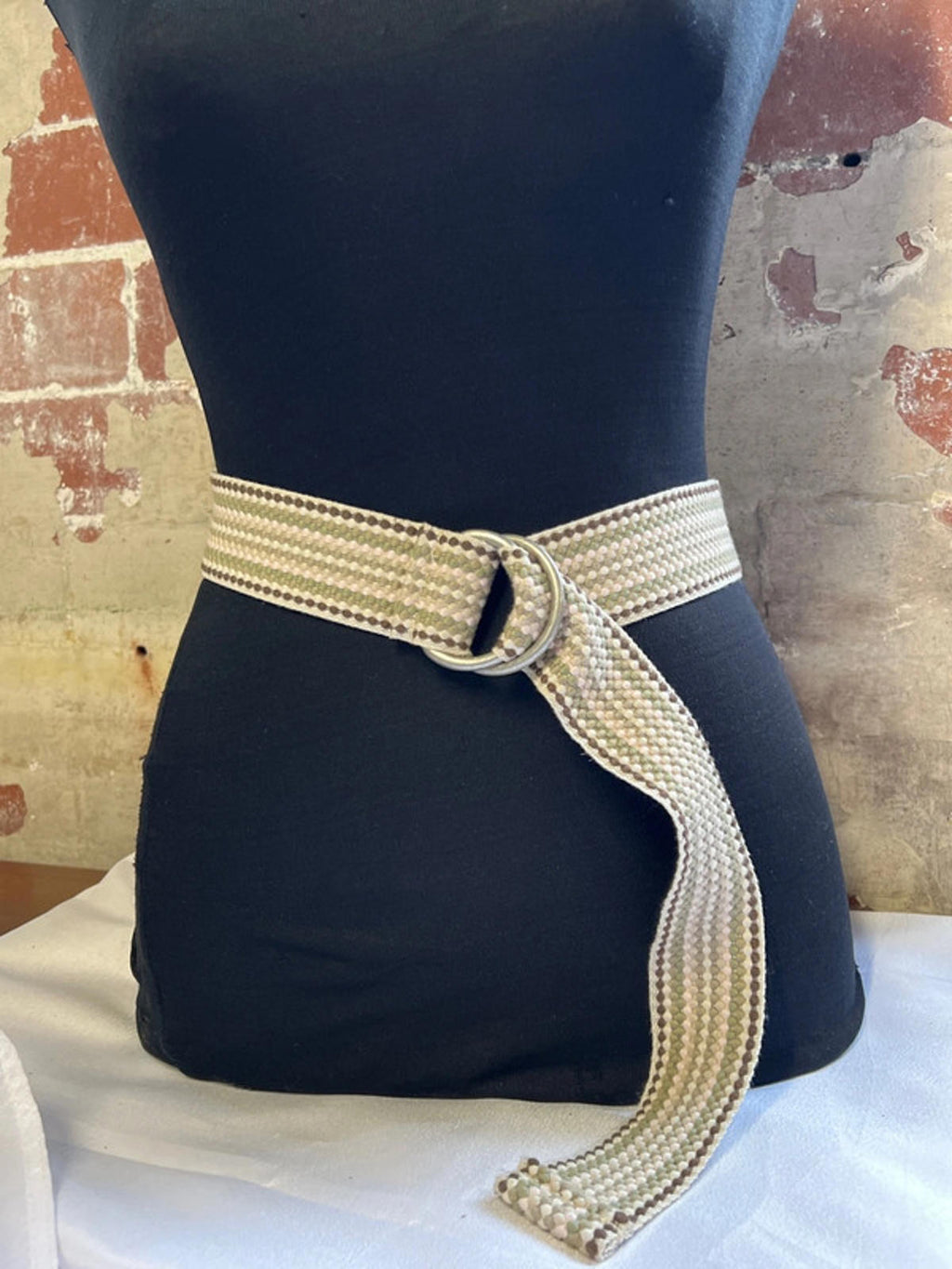 Vintage fabric belt
