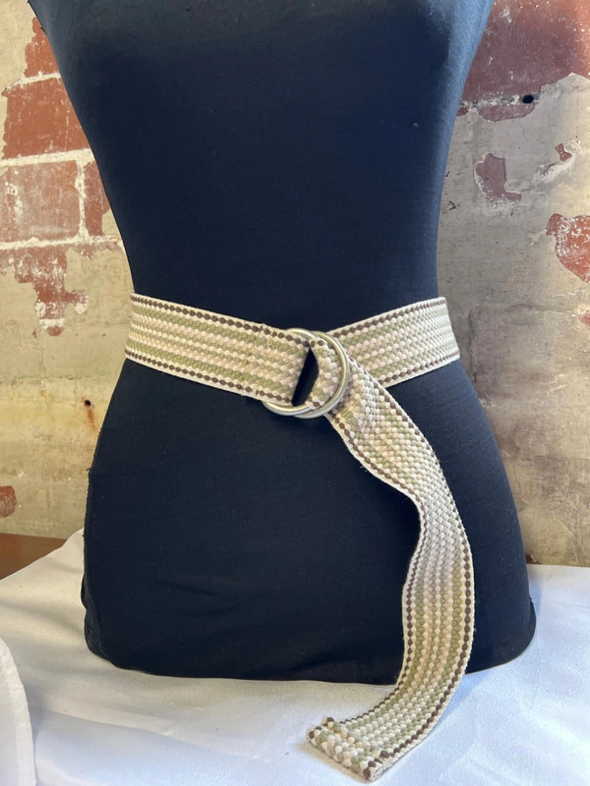 Vintage fabric belt